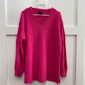 Lane Bryant bright pink sweater